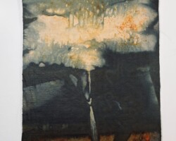 Between Storms: Fault Line of Silence - Unframed: $225.00