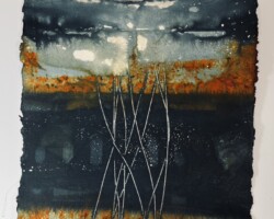 Between Storms: Where Roots Catch Light - Unframed: $225.00